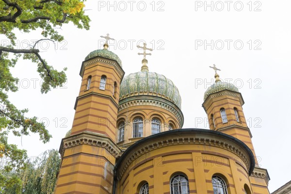 Russian Orthodox Chapel at the Old Cemetery in Weimar, Thuringia, Germany