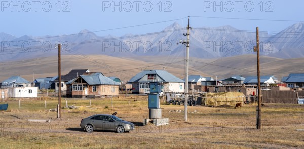 Sary Mogul village, high mountains, Alay district, Kyrgyzstan
