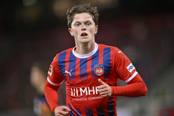 Paul Wanner 1. FC Heidenheim 1846 FCH (10) portrait Relegation, Bundesliga, Voith-Arena, Heidenheim, Baden-Württemberg, Germany