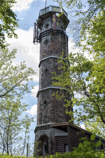 Observation tower on the Geisingberg, Altenberg, Osterzgebirge, Saxony, Germany