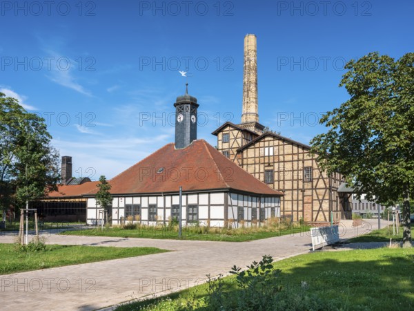 The historic salt works in Halle an der Saale, Saxony-Anhalt, Germany