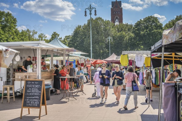 Winterfeldtplatz weekly market, Schöneberg, Tempelhof-Schöneberg, Berlin, Germany