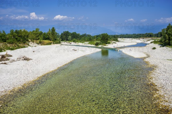 River Brenta near Tezze sul Brenta, Veneto, Italy