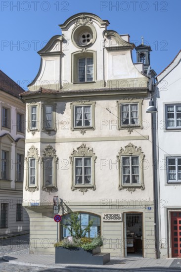 Former prince-bishop's cavalier house, 17th century, baroque remodelling, Pfahlstr. 1, Eichstätt, Upper Bavaria, Germany
