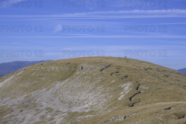 Trenches from the 1st World War, circular hike Monte Fior, Foza, province of Vicenza, Italy
