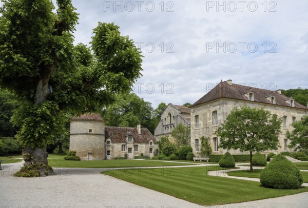 Fontenay Cistercian Abbey, Unesco World Heritage Site, Cote d'Or, Burgundy, France