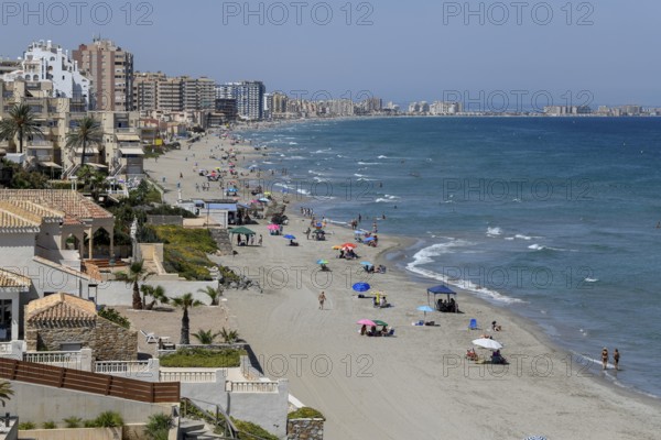 Beach Banco del Tabal, La Manga del Mar Menor, Province of Murcia, Costa Cálida, Spain