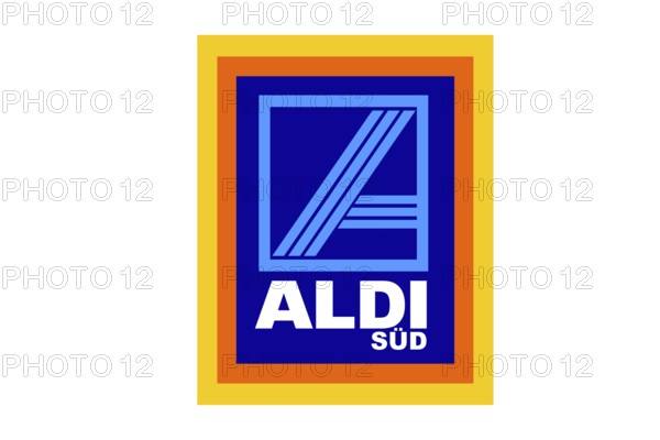 Company logo, corporate logo, logo, CI, corporate identity, illustration, graphic, company, enterprise, Aldi-Süd, food, supermarkets, discounter, Federal Republic of Germany