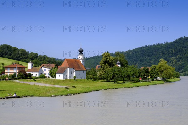 Pyrawang Filial Church, Pyrawang an der Donau, Esternberg, Schärding District, Upper Austria Austria