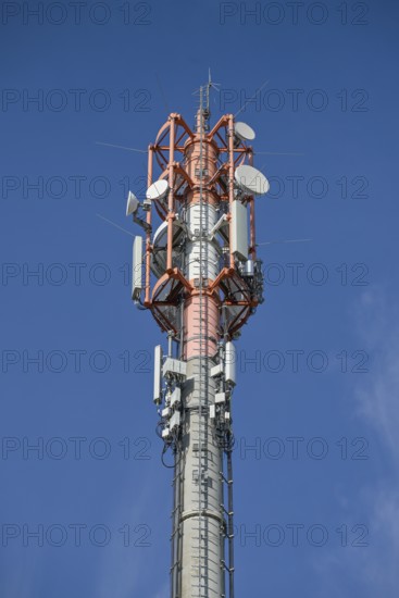 Radio mast, mobile radio