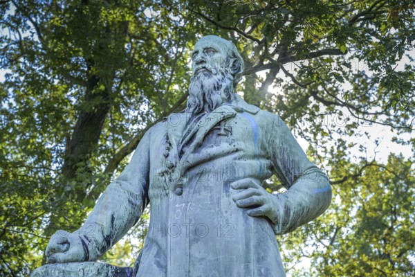 Monument, gymnastics father Friedrich Ludwig Jahn, Hasenheide, Neukölln, Berlin, Germany