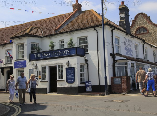 The Two Lifeboats pub, Sheringham, Norfolk, England, UK