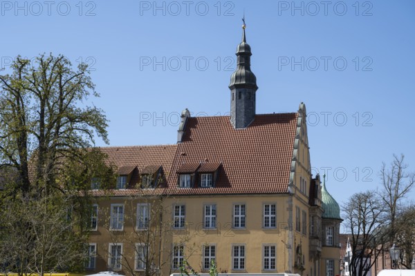 Former district court, monument, Berliner Platz, Gütersloh, Westphalia, North Rhine-Westphalia, Germany