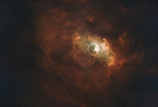 NGC7635, Sharpless 162 or Caldwell 11, Bubble Nebula, Bubble Nebula is an emission nebula and HII region in the constellation of Cassiopeia in the northern starry sky