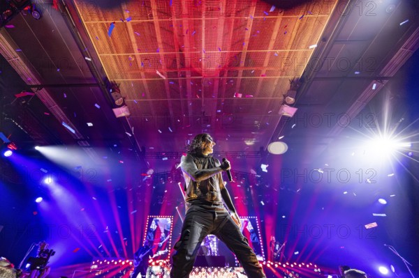 Chris Motionless Cerulli, singer of Motionless in White live on The Afraid Of The Dark Tour at Swiss Life Hall Hannover on 21.02.2026