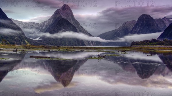New Zealand, South Island, Milford Sound, Landscape, Waters