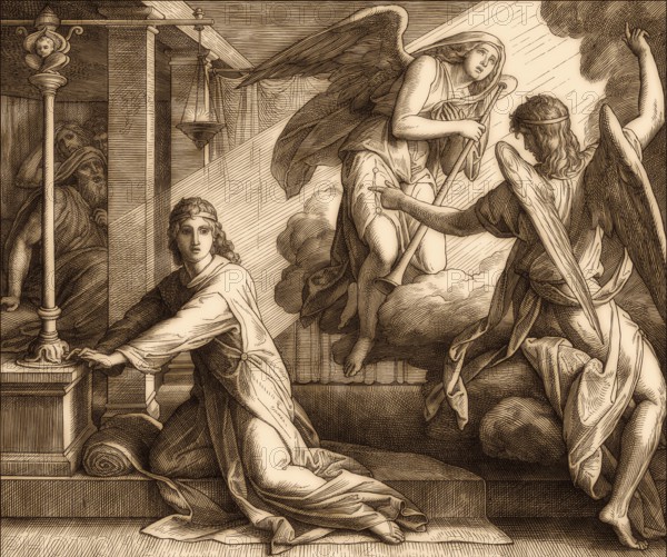 God Calls Samuel, Old Testament, by Julius Schnorr von Carolsfeld