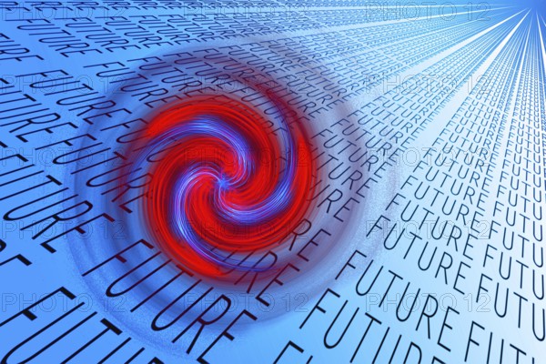 Symbolic picture, future future perspective, swirl, rotation, movement, dynamism, hope, expectation, warm colors, stripes, background, freedom, soft, delicate, blurred, cheerfulness, bright, radiant, diffuse, abstract