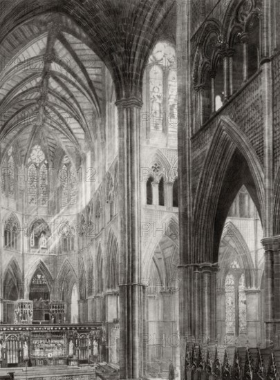 Westminster Abbey, London, England, 19th century