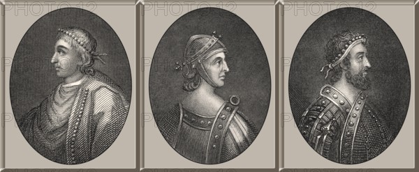 Könige von England, Knut der Große, Harold I., Harthacnut, 10. und 11. Jahrhundert, Haus Dänemark