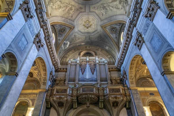 Organ of the Saint-Jean-Baptiste church in Bastia, Corsica, France