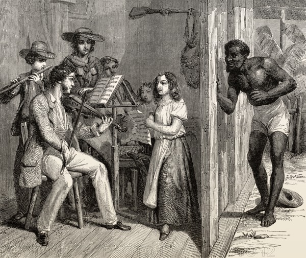 Hausmusik, Südliche Vereinigte Staaten, 18. Jahrhundert