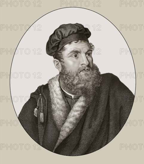 Marco Polo, c.?1254 –1324, an Italian merchant, explorer and writer, digital edited