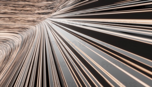 A captivating 3D render showcasing dynamic waves inspired by Ethereum The flowing lines and elegant curves highlight movement and digital innovation, creating a futuristic aesthetic