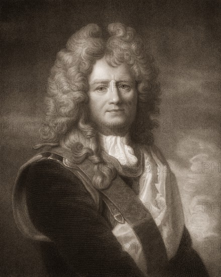 Sébastien Le Prestre de Vauban, Marquis de Vauban, 1633 - 1707, Marshal of France and military engineer, Sébastien Le Prestre de Vauban, Marquis de Vauban, 1633 - 1707, französischer General, Festungsbaumeister und Marschall von Frankreich