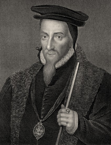 William Paulet, 1. Marquess of Winchester, ca. 1483/1485-1572, englischer Staatssekretär und Staatsmann