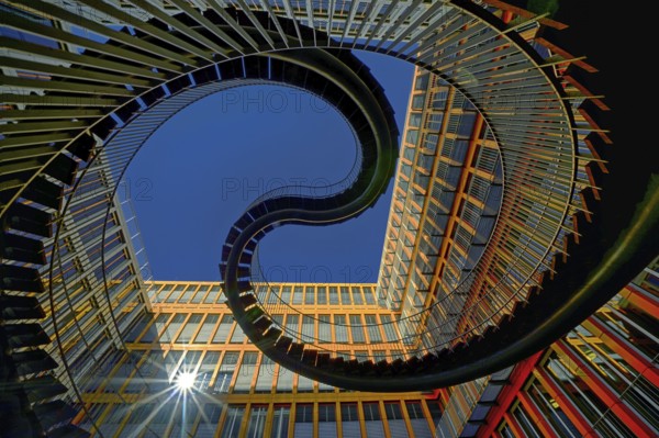 Germany, Munich, University, Endless Stairs, Endless Stairs, Endless Stairs, Munich, Bavaria, Federal Republic of Germany