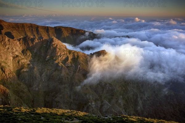 Portugal, Madeira, Pico do Ariero, mountains, mountain peak, viewpoint