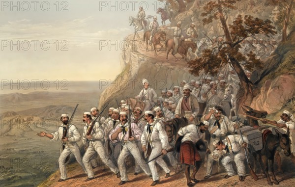 The Royal Bengal Fusiliers, march on Delhi, 1857, Great Mutiny