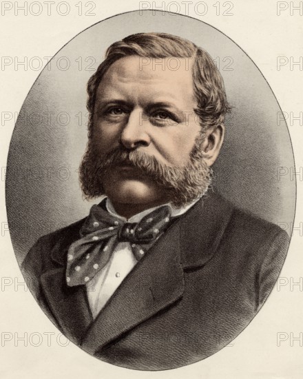 William Henry Waddington, 1826-1894, French statesman who was Prime Minister in 1879, Historical, digitally restored reproduction from a 19th century original, Record date not stated