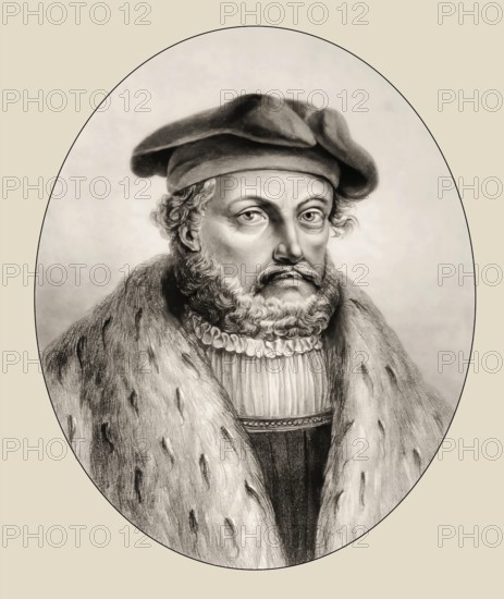 Frederick III or Frederick the Wise, 1463 - 1525, Prince-elector of Saxony, digitally edited, Friedrich III. oder Friedrich der Weise, 1463 - 1525, Kurfürst von Sachsen