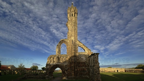 Europe, Scotland, Great Britain, England, landscape, cathedral, St. Andrews