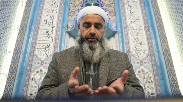 Muslims, elders and children, flock to mosques during the days of the month of Ramadan to worship their Lord, read the Qur'an, and perform the Taraweeh prayer in Gaziantep, Türkiye, March 5, 2026, Gaziantep, Turkey