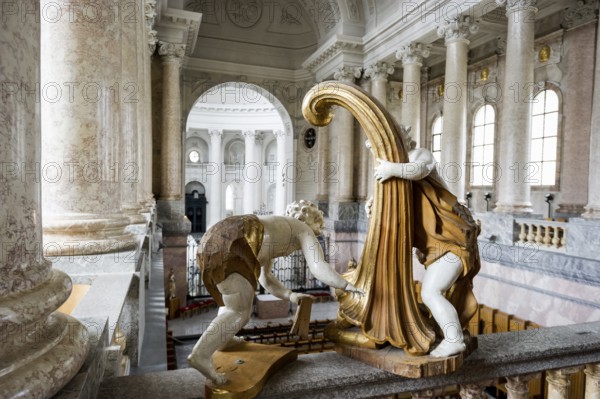 Interior view, St Blasien Cathedral, St. Blasien, Black Forest, Southern Black Forest, Baden-Württemberg, Germany