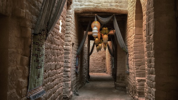 Middle East, Saudi Arabia, Al Ula, Old Town, Alley