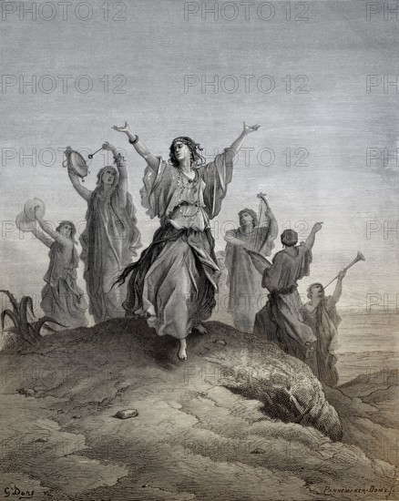 Jephthah's Daughter Coming to Meet Her Father, Gustave Doré