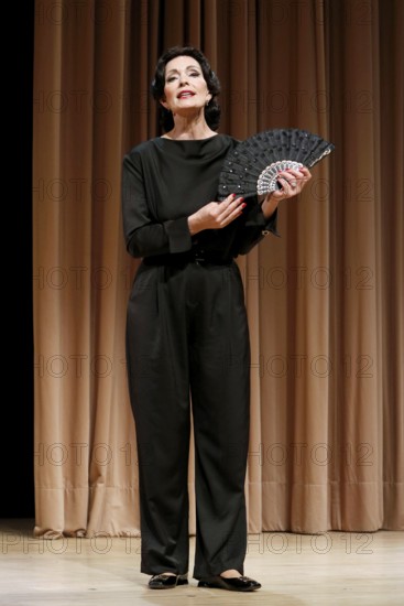 Katja Weitzenböck as Maria Callas at the photo rehearsal for Meisterklasse at the Komödie am Kurfürstendamm, Berlin, 11/09/2024