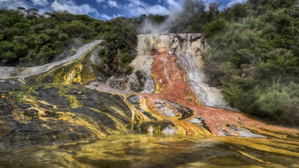 New Zealand, North Island, Orakei Korako, Landscape, Waikako River, Geothermal, Activities, New Zealand