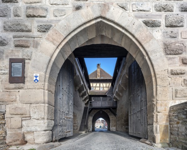 The Einersheimer Tor, Iphofen, Lower Franconia, Mainfranken, Bavaria, Germany