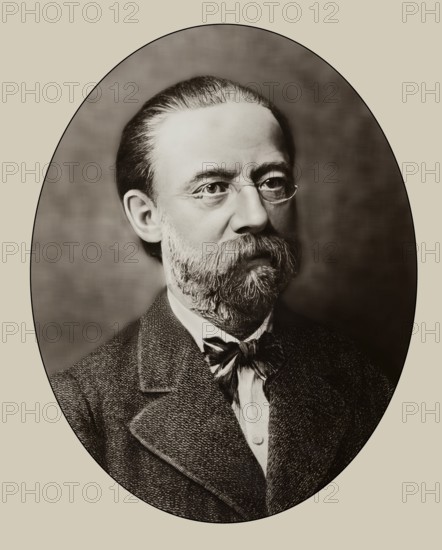Bedrich Smetana, 1824 – 1884, Czech composer, digital edited according to a photograph