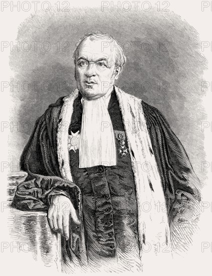 Gustave Louis Adolphe Victor Aristide Charles Chaix d'Est-Ange, 1800-1876, a French lawyer and politician