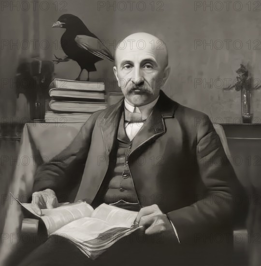 Carlo Lorenzini, 1826 – 1890, better known by the pen name Carlo Collodi, Italian author, humourist, and journalist, known for his fairy tale novel The Adventures of Pinocchio, digitally optimized