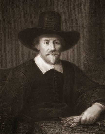 Hugo Grotius or Huigh or Hugo de Groot, 1583 - 1645, a political philosopher, theologian, jurist and early enlightener from Holland