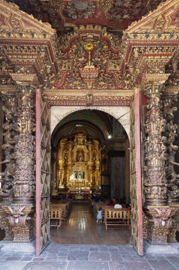 Iglesia la Compañía, Quito, Ecuador
