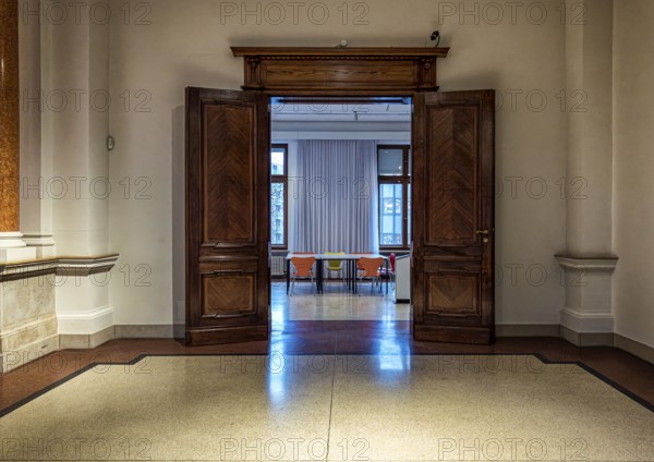 Interior design at the Museum of Communication on Leipziger Straße in Berlin Mitte, Classicism, Berlin, Germany