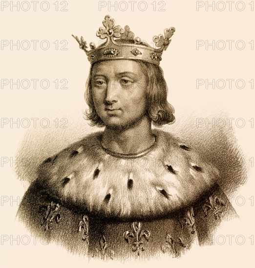 Philip VI of Valois, Philipp VI., Philippe VI de Valois, 1293-1350, called the Fortunate or le Fortuné, first King of France from the House of Valois